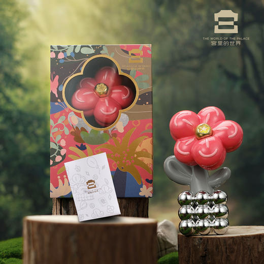 赚钱花足金招财摆件故宫文创桌摆摆台乔迁生日伴手礼新年春节礼物 商品图1