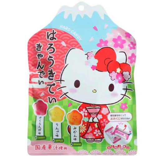 扇雀饴凯蒂猫果汁软糖61g/袋 商品图0