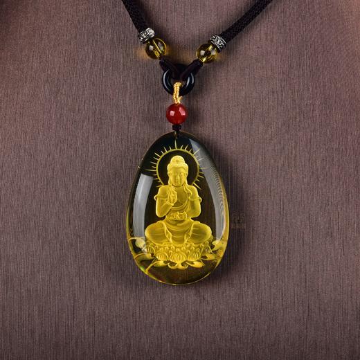 【阿弥陀佛】琥珀坠-HP2501011 商品图0