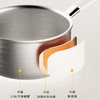 摩登主妇316L不锈钢陶瓷小奶锅宝宝辅食锅婴儿煎煮一体汤锅煮面锅 商品缩略图3
