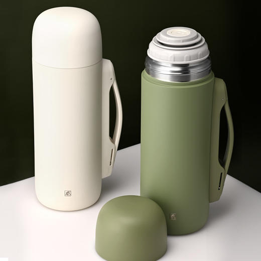 【自营】司顿-不锈钢保温壶 牛油果绿 商品图2