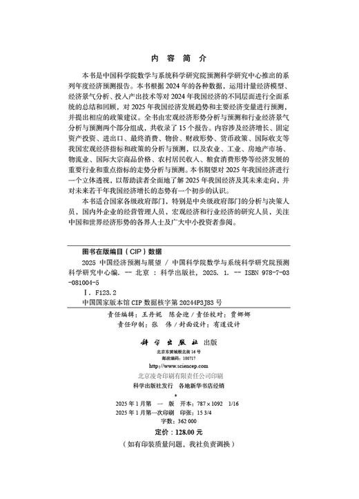 2025中国经济预测与展望 商品图2