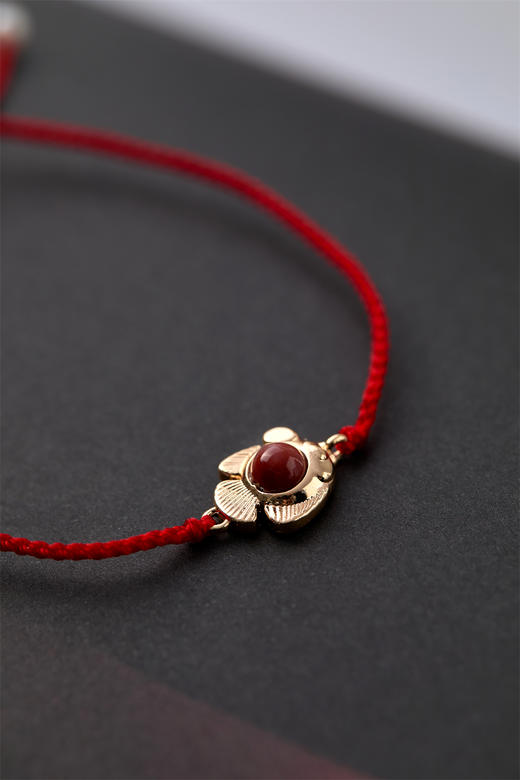 pearl moments  年年有鱼 小鱼儿（南红）红绳 商品图2