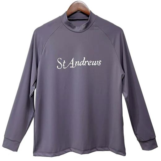 St ANDREWS 高尔夫男士 24秋季 弹性 吸汗半高领长袖 商品图4