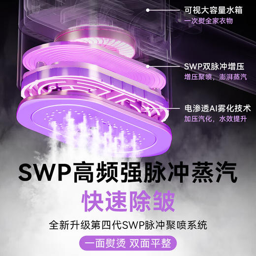 【多样屋专柜】卡蛙挂烫机手持小型电熨斗熨烫机家用差旅折叠迷你便携烫衣 商品图1