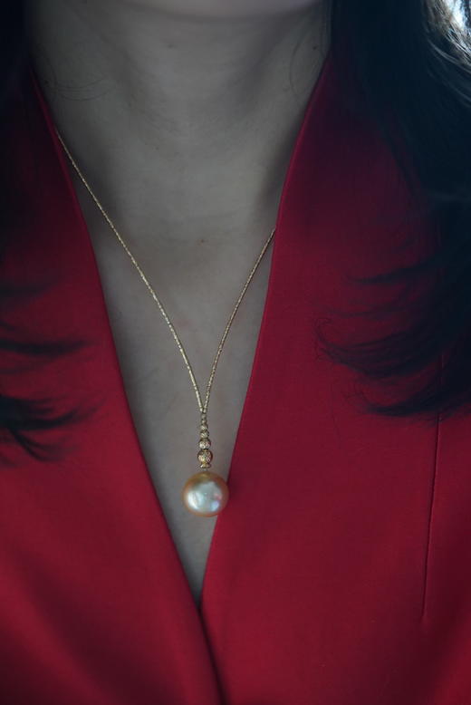 金珠吊坠「流线V型」 商品图0