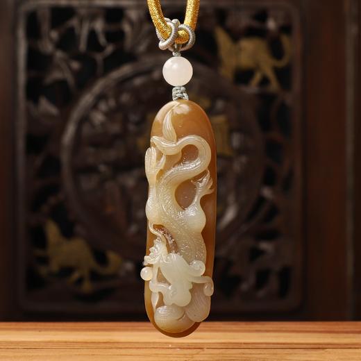 金韵兆玉财·新疆且末糖玉孤品 | 大师亲雕，一款一件，资深藏家心头好 商品图1