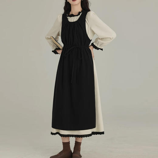 裁缝学苑AS405 计感拼两件套连衣裙纸样女装设接裙子打版 商品图1