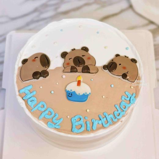 【卡皮巴拉主题蛋糕】 商品图3