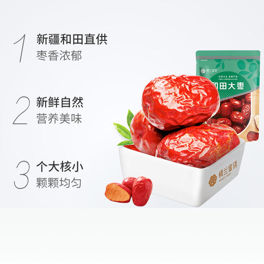 楼兰蜜语和田骏枣500克 商品图1