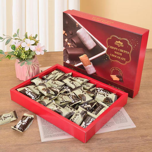 圣蒂尔斯可可薄脆饼干168g/208g 浓醇巧克力包裹薄脆饼干口感层次丰富 商品图2