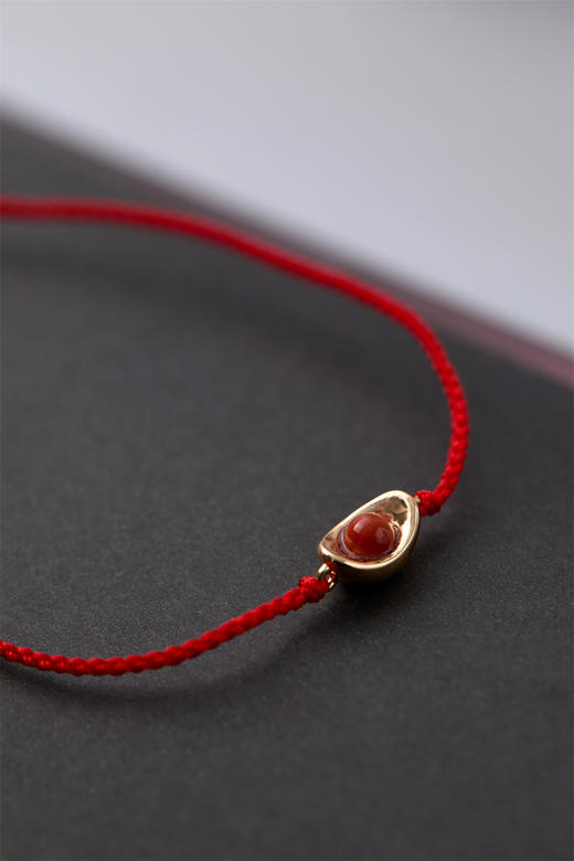 pearl moments  日富一日 小元宝（南红）红绳 商品图5