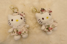 4寸富贵花KT钥匙扣挂件