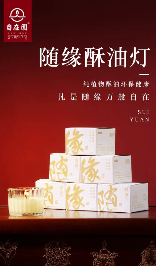 自在园随缘灯盲盒30句经典文字随机发货随缘开启8小时酥油灯供佛 商品图6