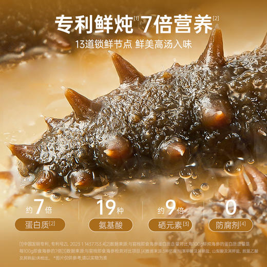 【私信门店顾问享专属折扣】黑金系列鲜炖辽参礼盒240g/360g 商品图4