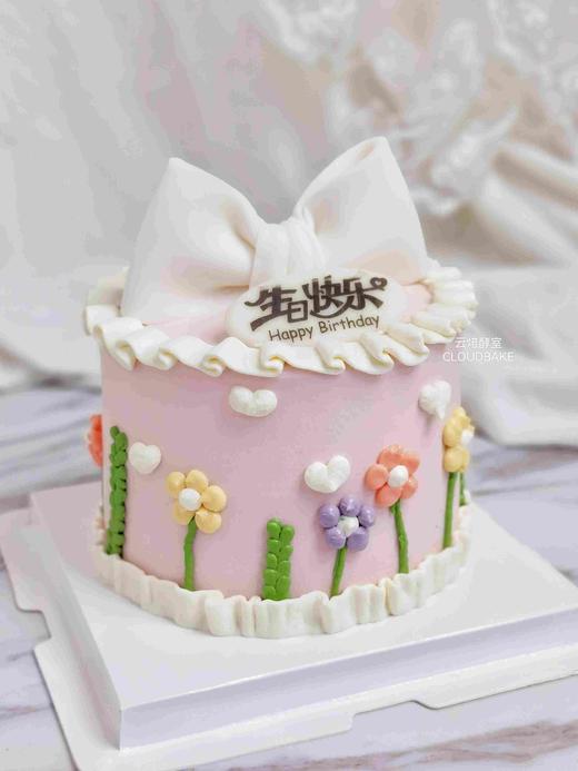 【迷你蛋糕】碎花蝴蝶结 商品图2