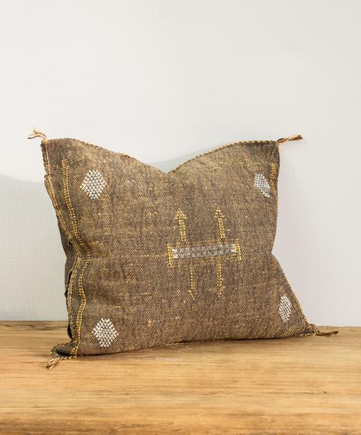 伽罗 JALO 摩洛哥进口手工龙舌兰丝抱枕【No.24793~No.24852】约50x50cm 商品图0