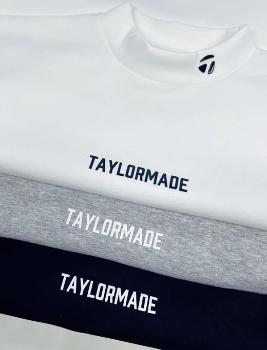 Taylormade 高尔夫男士 运动休闲 空气层面料 半高领字母长袖卫衣 商品图3