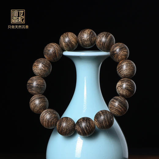 天然都蓬沉香手串 14.8mm*15颗 19.5克 SP7867 商品图0