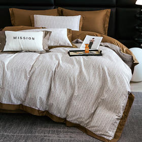 【多样屋专柜】多样屋劳伦斯全棉四件套床单被套被罩纯棉双人枕头套 200*230cm