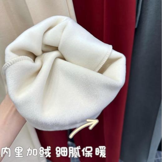 软糯羊毛蚕丝阔腿裤   常规款&加绒款 秋冬显瘦又保暖 五款百搭色可选 80-150斤可穿 商品图9