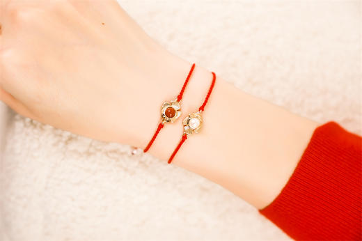 pearl moments  年年有鱼 小鱼儿（南红）红绳 商品图7