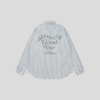 GOODBAI 心形Have a good Day slogan印花翻领口袋宽松长袖衬衫 商品缩略图2