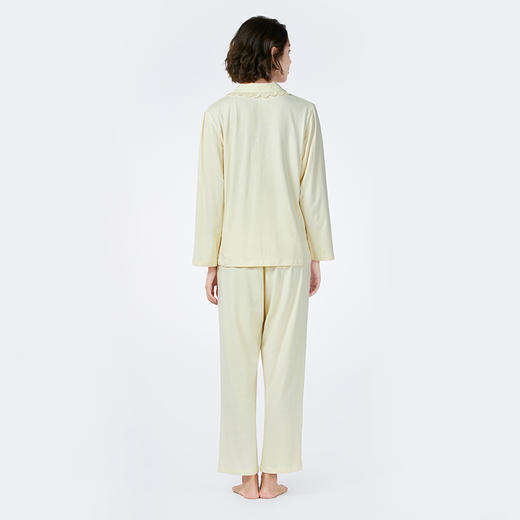 都市丽人女士正价棉质长袖套装薄针织提花生活家居长袖类LHH1E1 商品图3