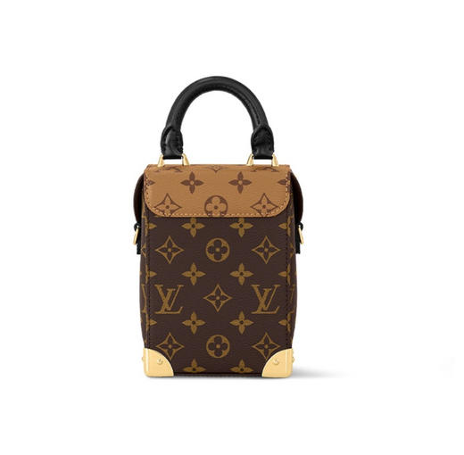 顶级免税版 VIP专柜体验 收到即官网同样 Lv Camera Box盒子包 设计独特而经典，方正小巧的独特造型，搭配复古老花和金属柳丁，时髦酷炫 商品图2