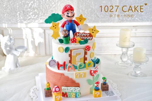 1027CAKE  |   超级玛丽 马里奥主题蛋糕 双层蛋糕 商品图2