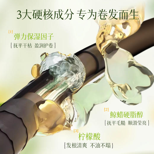 【新升级】卓蓝雅弹力素莹润护理造型乳280ml 保湿护卷 商品图7