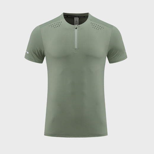 跃牌【PF系列】夏季薄款健身冰丝速干衣马拉松跑步透气开孔排汗圆领T恤MT24102 商品图2