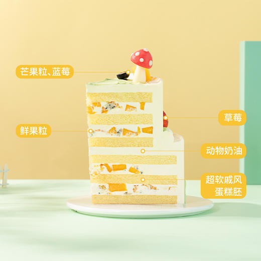 【森林小兔】6+4英寸双层新品下午茶，童话蛋糕城堡·奇幻探险，与你一同探索童话世界的独特魅力，品味幸福时光（惠州幸福西饼） 商品图3