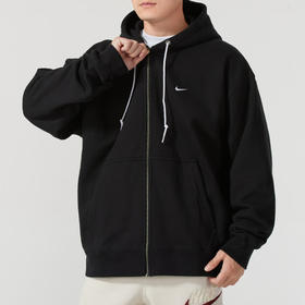 【社群秒杀】耐克外套男2024冬季新款黑色经典连帽针织休闲运动夹克DR0403-010