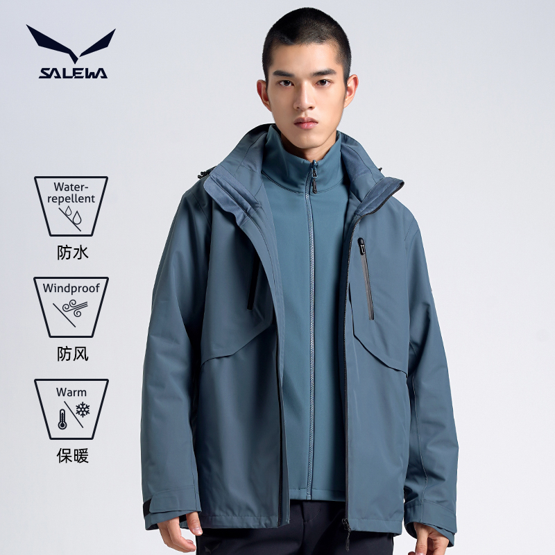 SALEWA|男式套软壳冲锋衣 SWAWJ910153