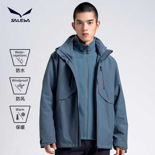 SALEWA|男式套软壳冲锋衣 SWAWJ910153 商品图0