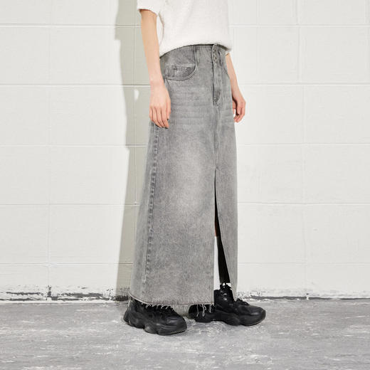 【商场同款】麦檬春秋牛仔长裙4F3140631 商品图2