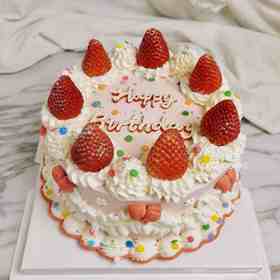 【草莓复古蛋糕】