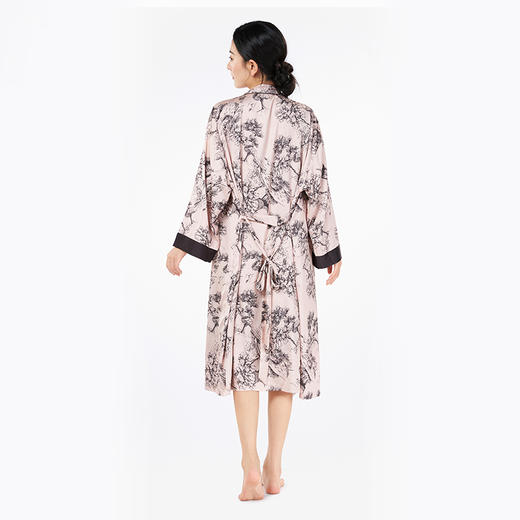 都市丽人女士丝质两件套薄冰雪丝印花好睡好眠两件套LHH4A2 商品图4