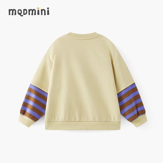 【MQD】童装男小童圆领卫衣秋季新款假两件小老虎印花儿童上衣 商品图1