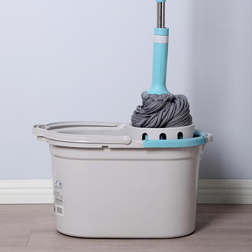 【美丽雅甩水拖】拧水拖把家用大号可替换旋转免手洗拖布墩布传统地拖+替换头 颜色随机 商品图5