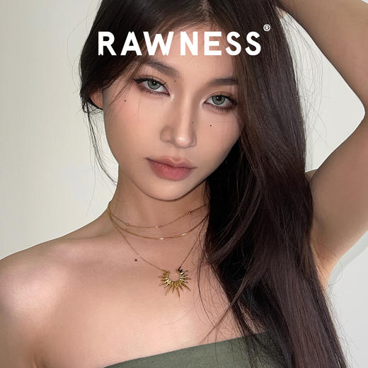 Rawness/契健 太阳项链 金色短链 太阳锁骨链小众轻奢项链18k金送女友长毛衣链 商品图4