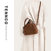 TENNCO原创【馒头包】麂皮感头层牛皮小方包复古感通勤单肩斜挎包 商品缩略图2