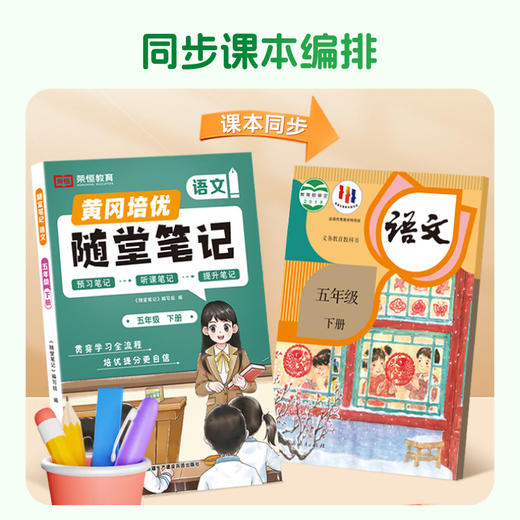 黄冈培优 随堂笔记 语文数学 英语1-6年级 同步教材单元单点归类 商品图1