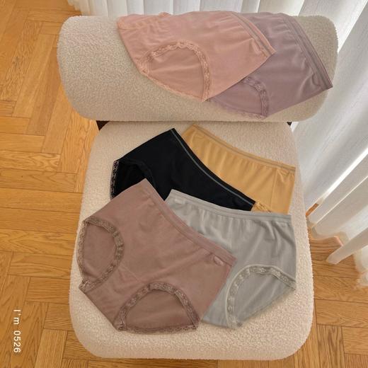 老米优品🎈3-5天。2条包邮！篙端系列《80支兰精莫代尔 少女内裤》2025早春！面料gao级，包臀效果好，颜值天花板！NK250108A 商品图4