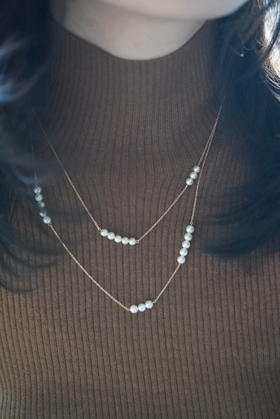 Akoya项链「定制双层项链」