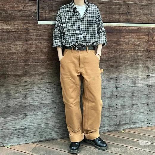 C@rhartt 卡哈 B136 Double  Front重磅双膝工装裤多口袋美式经典 XXK178 商品图1