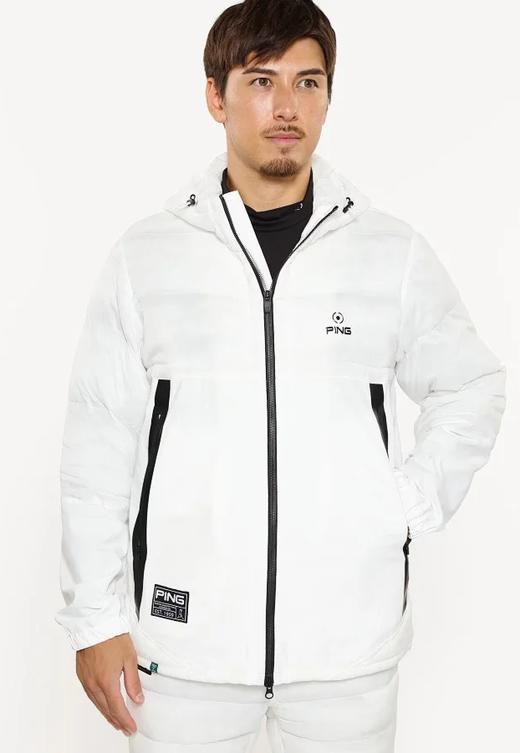 PING 金标系列 高尔夫男士 全向弹力防撕裂 双拉链保暖连帽衫外套 商品图7