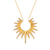 Rawness/契健 太阳项链 金色短链 太阳锁骨链小众轻奢项链18k金送女友长毛衣链 商品缩略图0