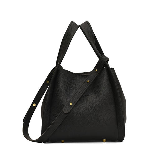 荔枝纹菜篮子水桶包 子母两件套 简约单肩包 手提菜篮子包 商品图8